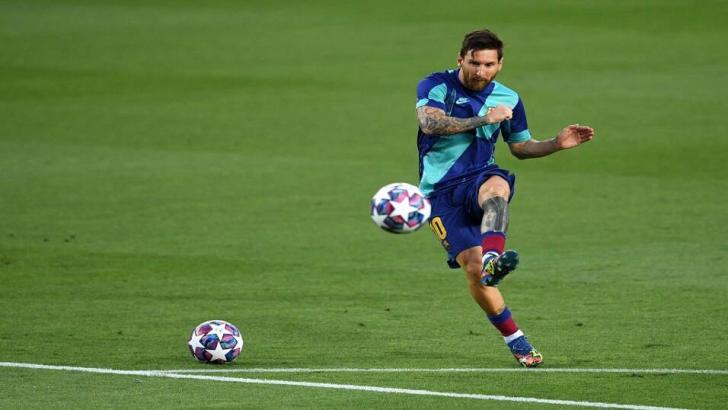 Lionel Messi of Barcelona